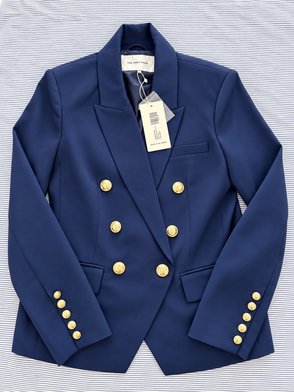 Sasha Double Breasted Blazer NWT